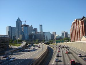 Atlanta from North Avenue bridge